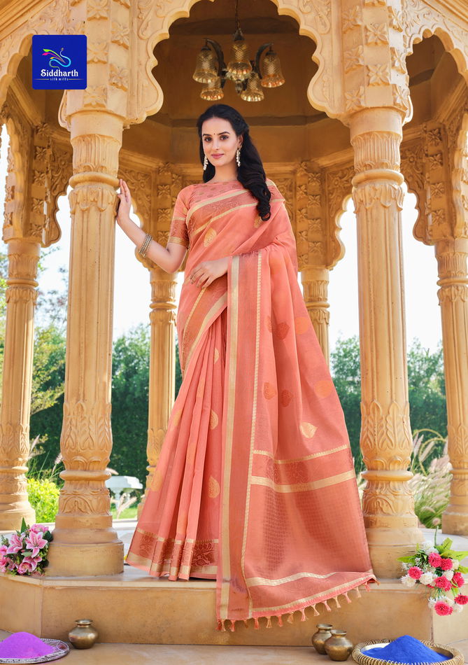 Marina Silk By Siddharth 5001-5006 Party Wear Sarees Catalog